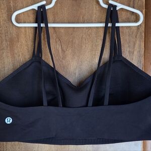 lululemon athletica Midnight Black Strappy Sports Bra